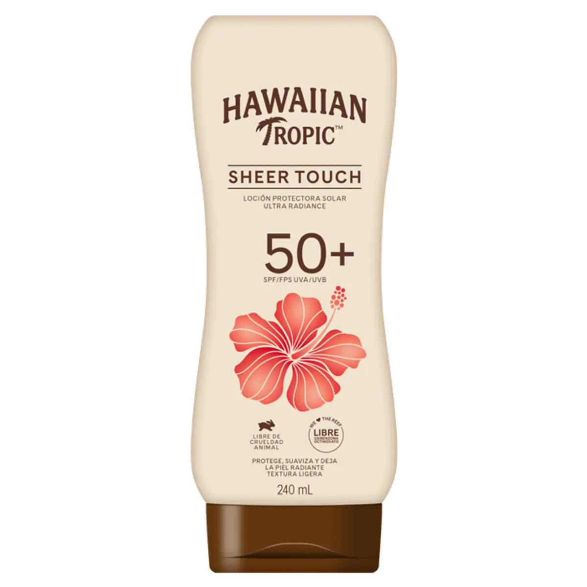 Protetor Solar Locao Hawaiian Tropic Sheer Touch Radiance Fps50 240ml