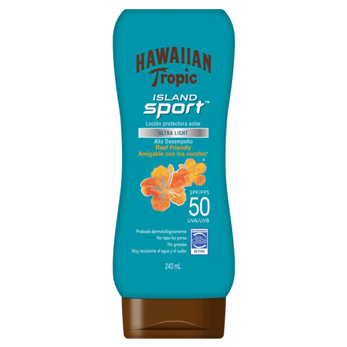 Protetor Solar Locao Hawaiian Tropic Island Sport Pfs50 240ml