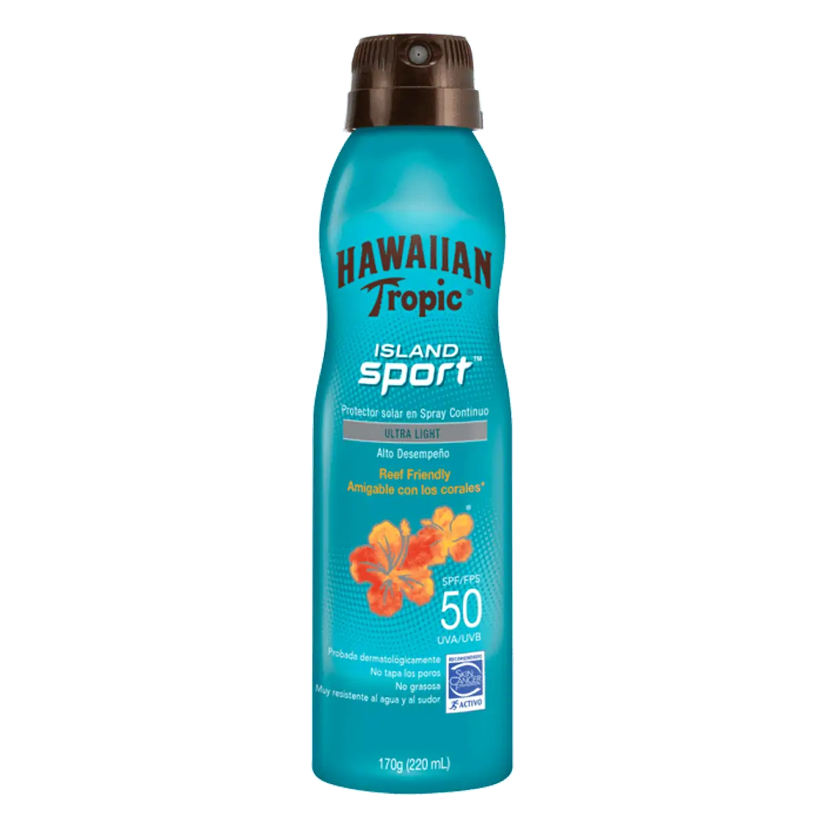 Protetor Solar Em Spray Fps50 Hawaiian Tropic 170g