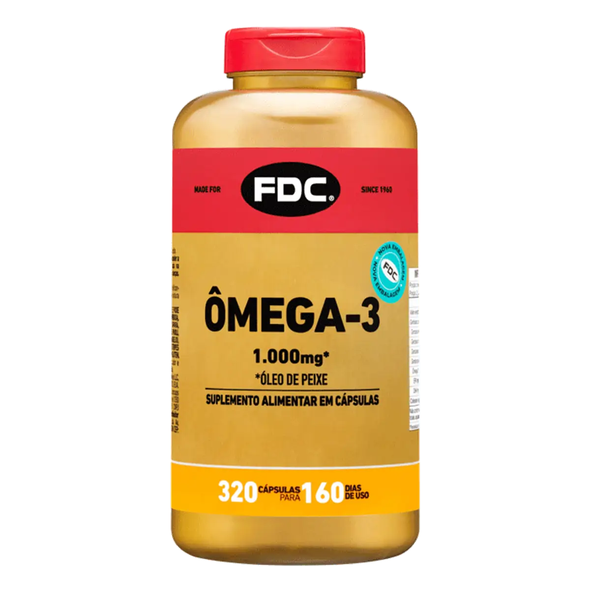 ômega 3 1000mg Fdc Frasco 320 Cápsulas