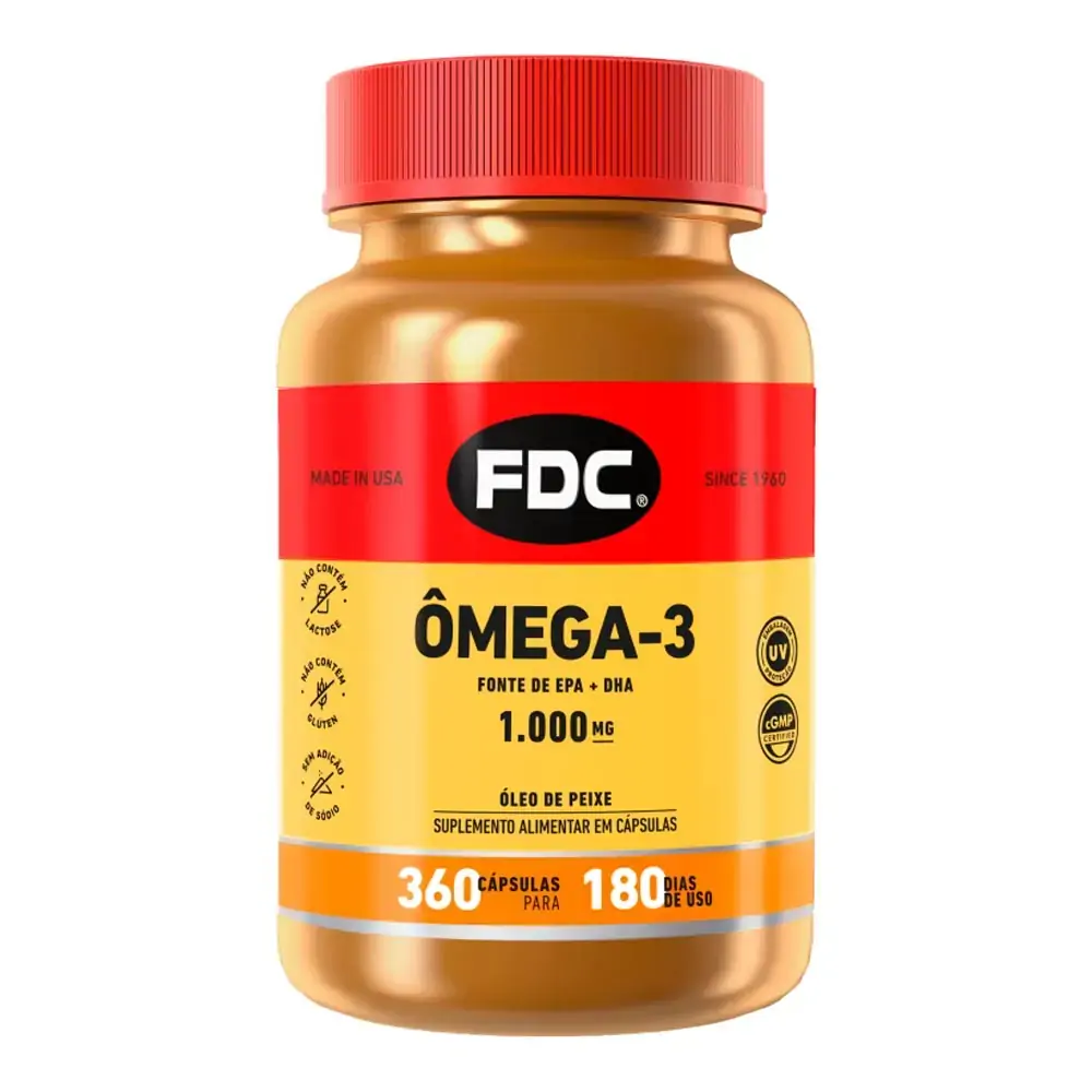 Ômega 3 1000 Mg 360 Cápsulas
