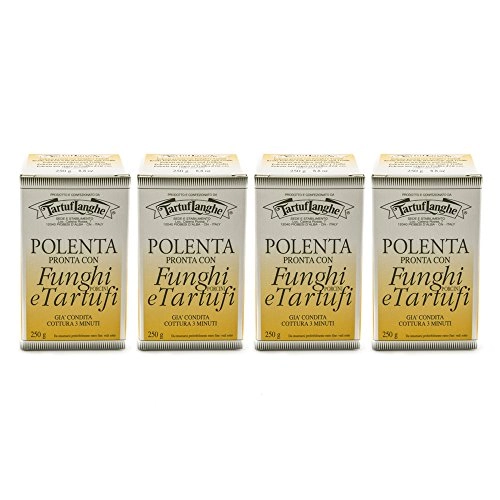 Tartuflanghe Polenta Pronta Con Funghi Porcini A Tartufi Italian Ready Polenta With Porcini Mushroom