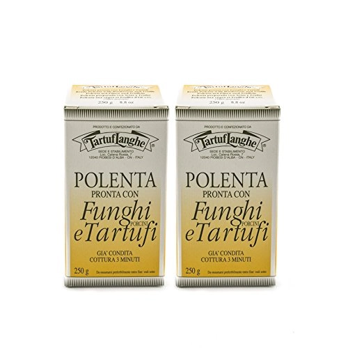 Tartuflanghe Polenta Pronta Con Funghi Porcini A Tartufi Italian Ready Polenta With Porcini Mushroom