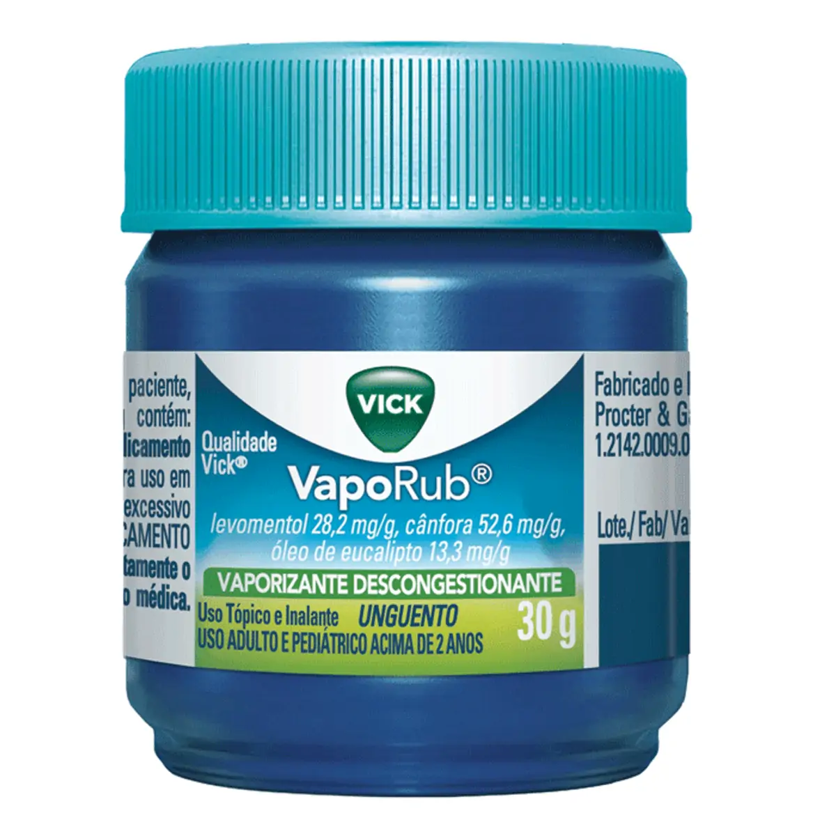 Vick Vaporub Descongestionante Pomada 30g