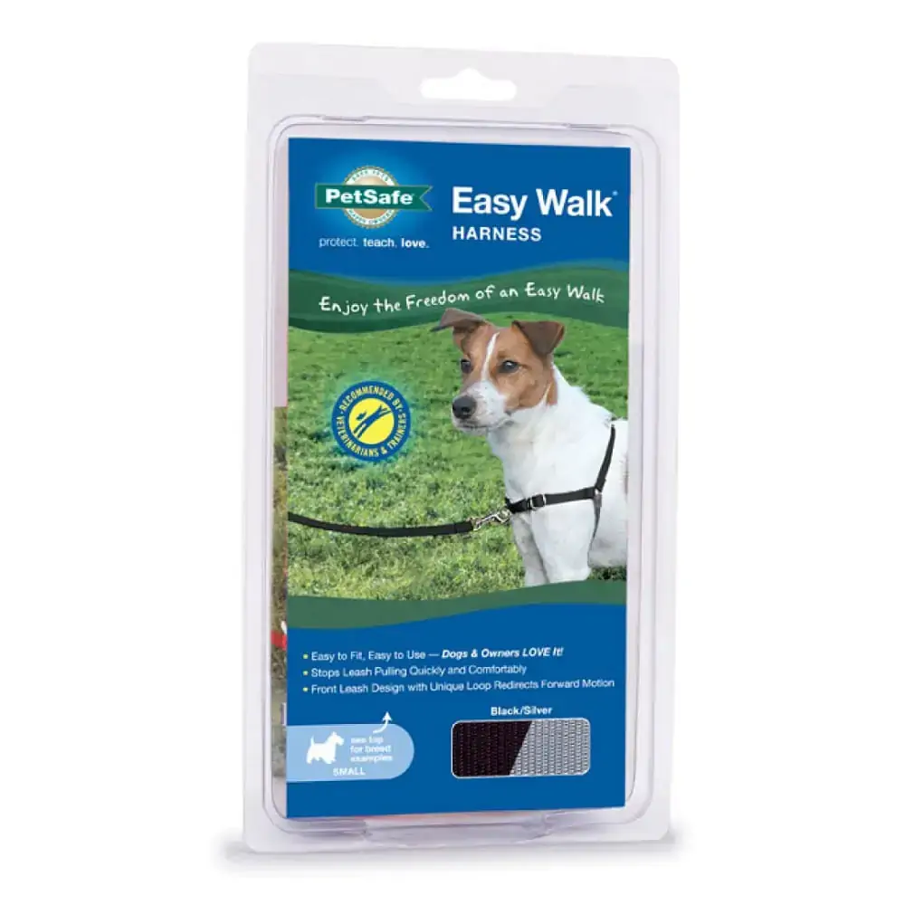 Easy Walk Dog Harness Size Small Black