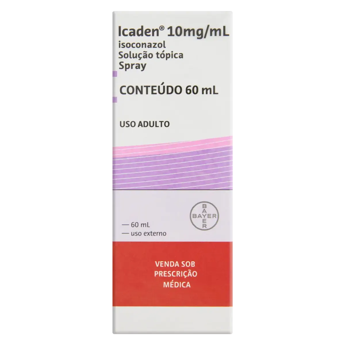 Icaden Spray 10mg/ml Bayer Caixa 60ml Solução Tópica