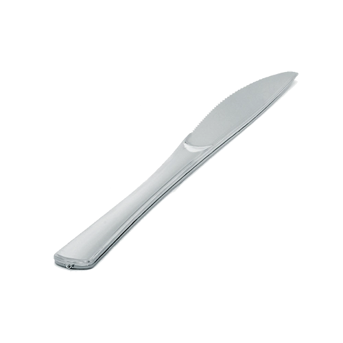 Faca Refeicao Premium Silver Plastic 60g