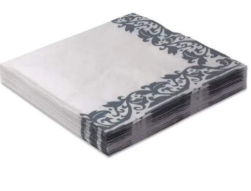 Guardanapo de Papel Silver Prata 33x33cm com 20 Unidades