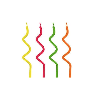 Vela Espiral Neon Un