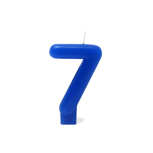 Vela Azul Numero 7