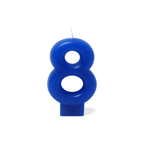 Vela Azul Numero 8
