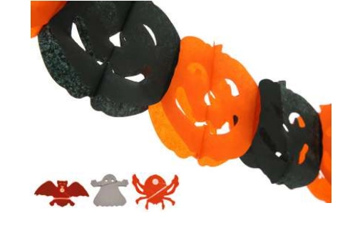 Guirlanda Halloween Diversos 2,8 Metros Silverplastic