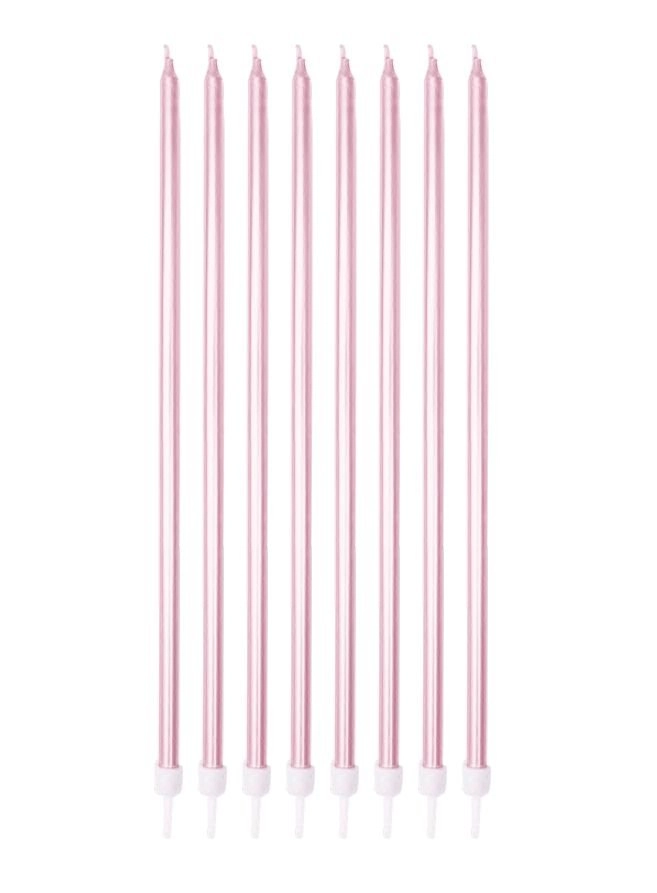 Vela Palito Gig Metal Rosa V097 Silver Plastic