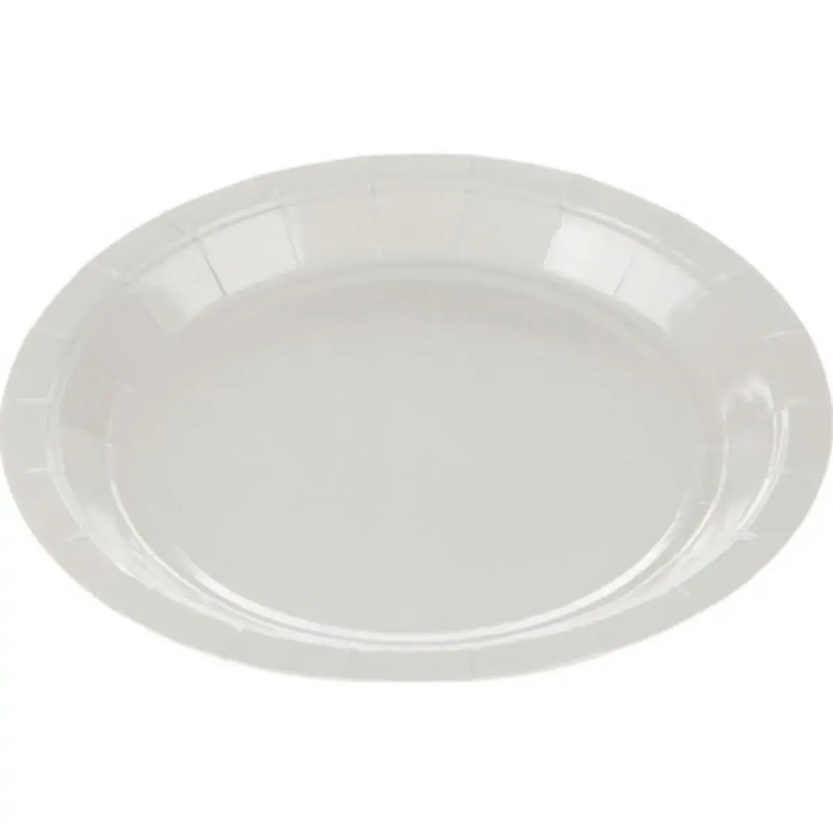 Prato Papel Branco de 18cm com 10 unidades