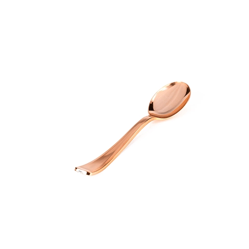 Colher Ref C/8 Aa017 Rose Premium Silver Plastic