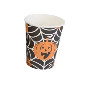 Copo Pap Teia Hallowe C.10 Ms026 Silver Plastic
