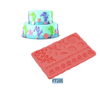 Molde Silicone Confeitaria Ref.ft205 Silver