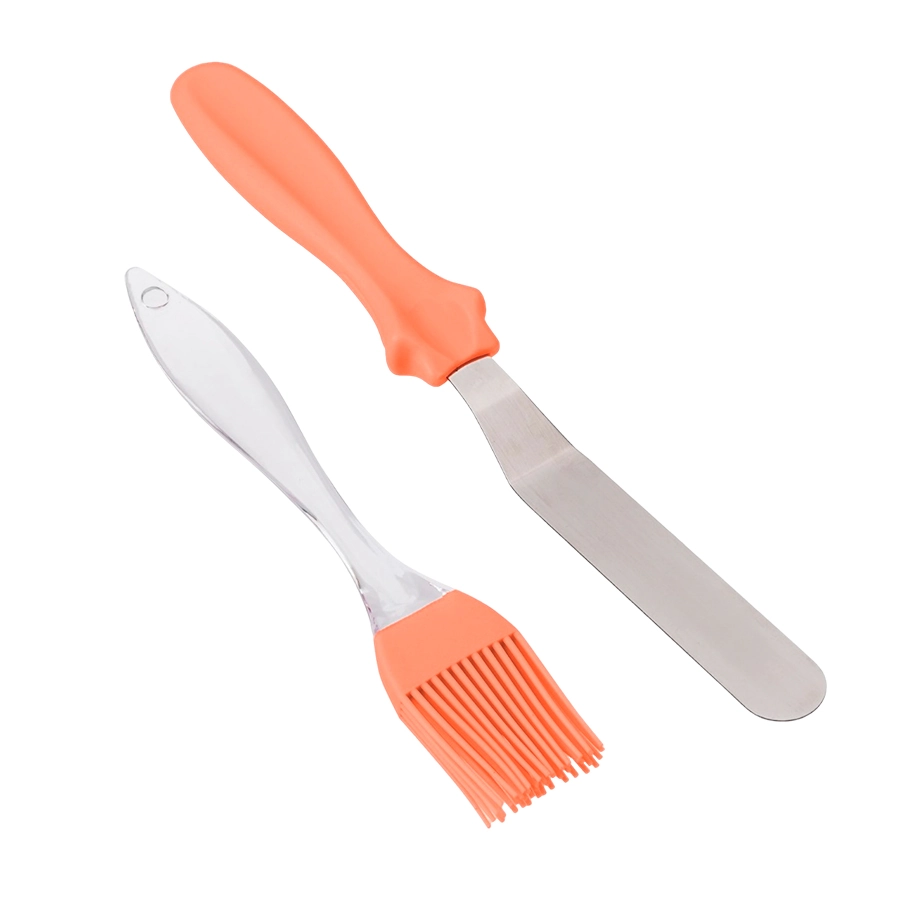 Kit Espatula E Pincel Silver Chef