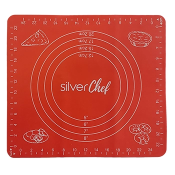 Tapete Silicone 26x29cm Silver Plastic