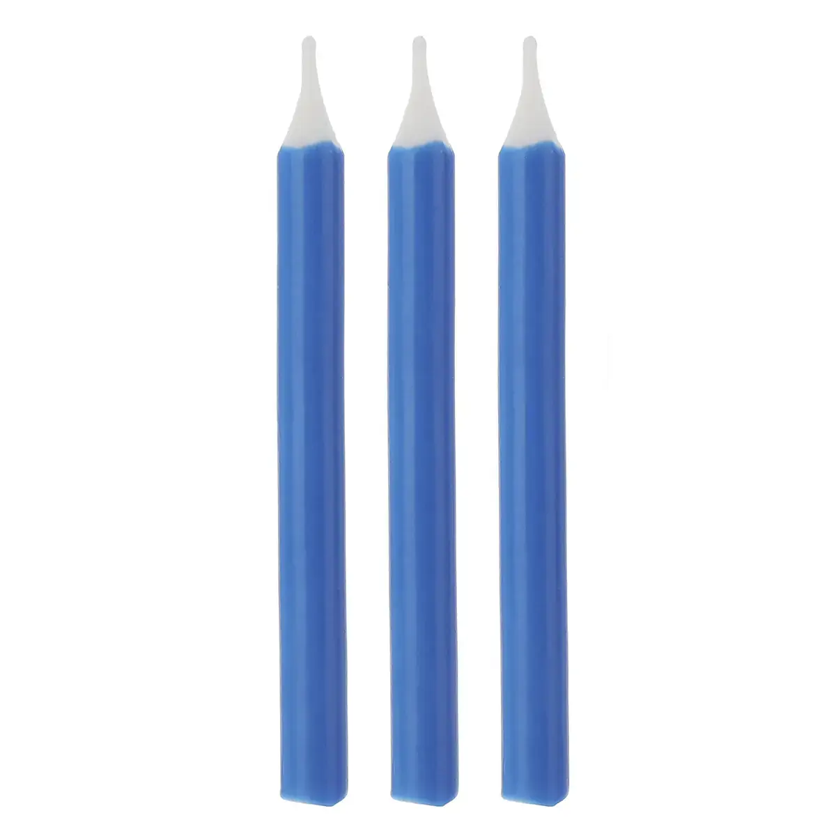 Vela Silver Palito Lisa Azul