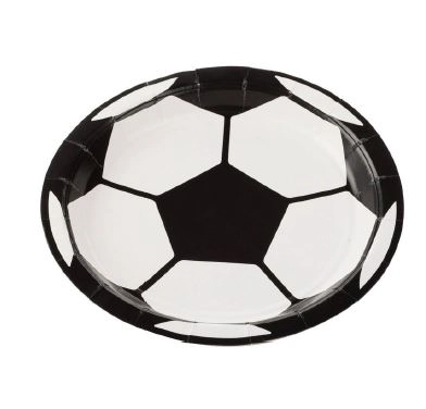 Prato Pap Bola Futebol 10un Mx101r Silver Plastic