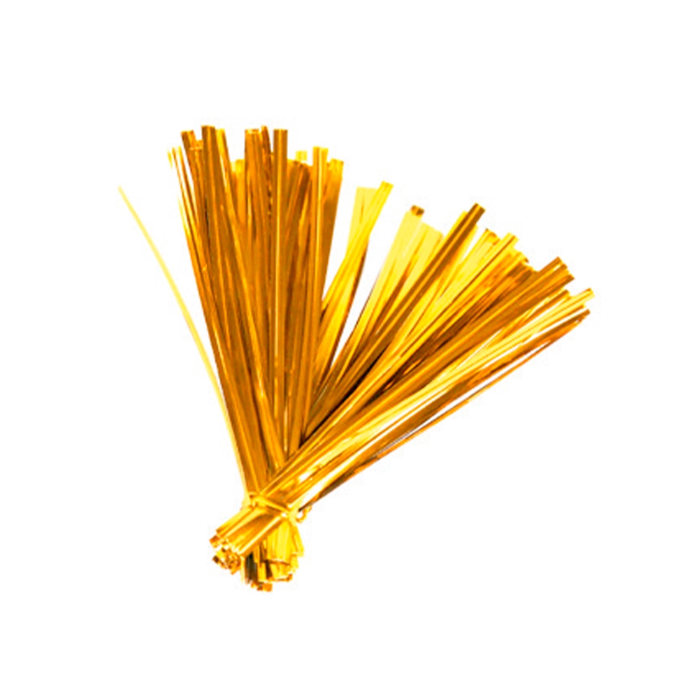 Lacre Metalizado Dourado 11cm X 4mm