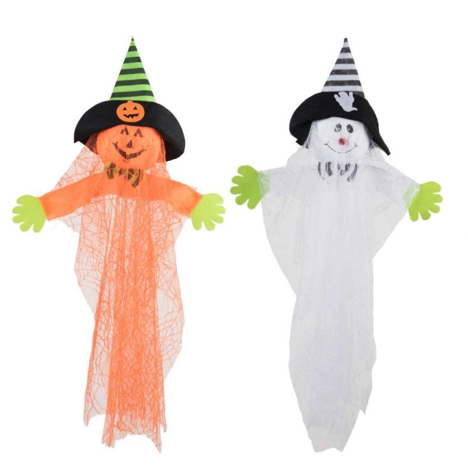 Fantasma Dec Hallow Diversos 80cm H254 Silver Plastic