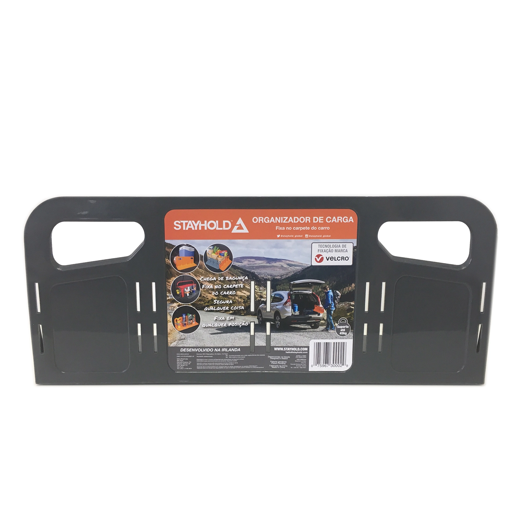 Organizador para Porta Malas STAYHOLD™ Cinza Clássico