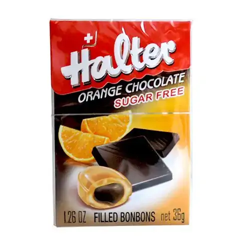 Bala Laranja Chocolate 36g Halter Gourmand