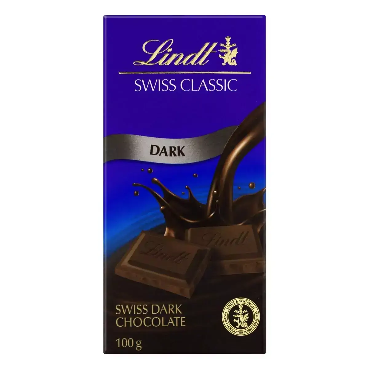 Chocolate Suíço Amargo Lindt Swiss Classic Cartucho 100g