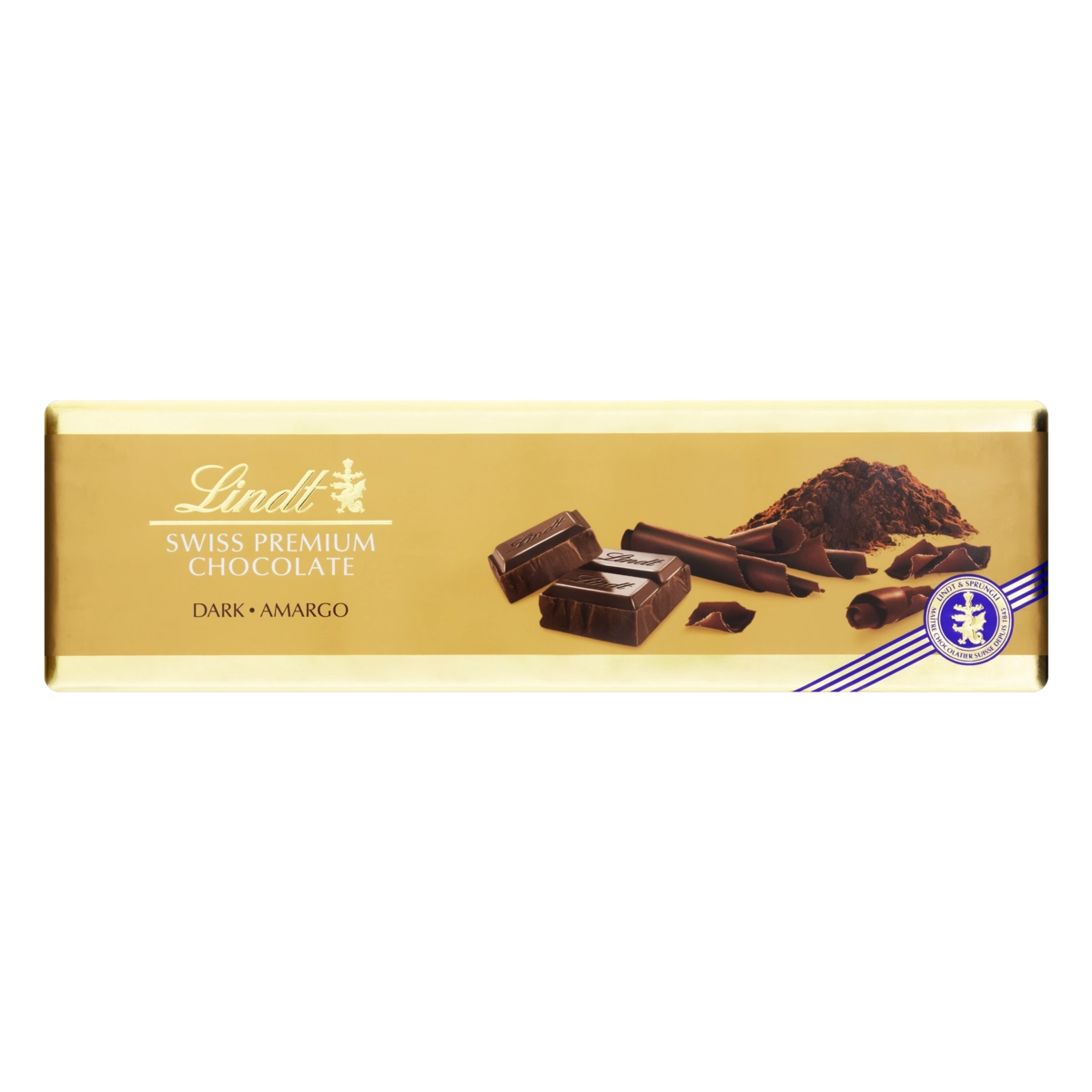 Chocolate Suíço Meio Amargo Lindt Swiss Premium Cartucho 300g