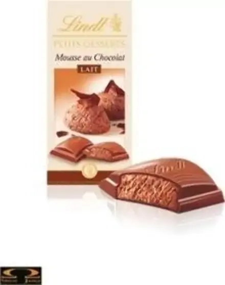 Chocolate Lindt 140gr Sui Petits Desserts Mousse Milk