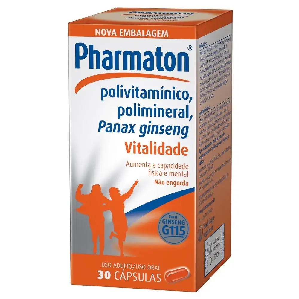 Pharmaton 30 Cápsulas 30 Cápsulas Boehringer Similar