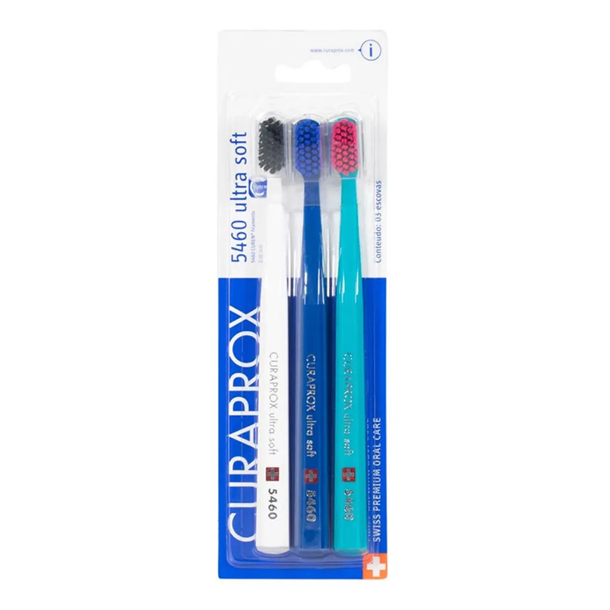 Kit Escova Dental Curaprox Ultra Soft 3 Unidades