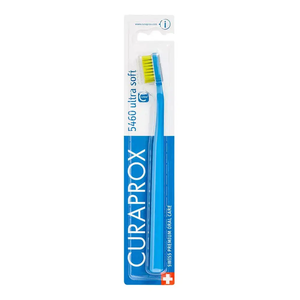 Escova Dental Curaprox 5460 Ultrasoft Azul e Verde 1 Unidade