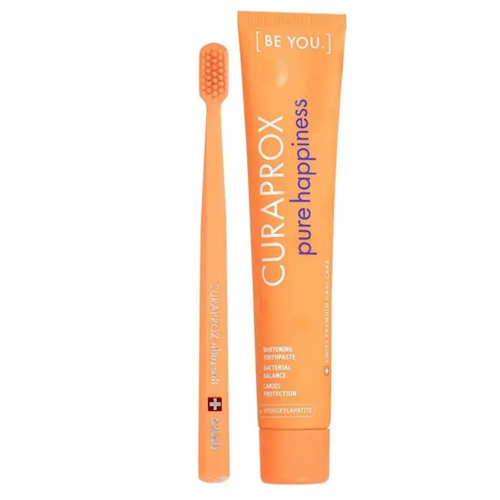 Cr Dt Curaprox Be You 90ml Pure Happiness Laranja