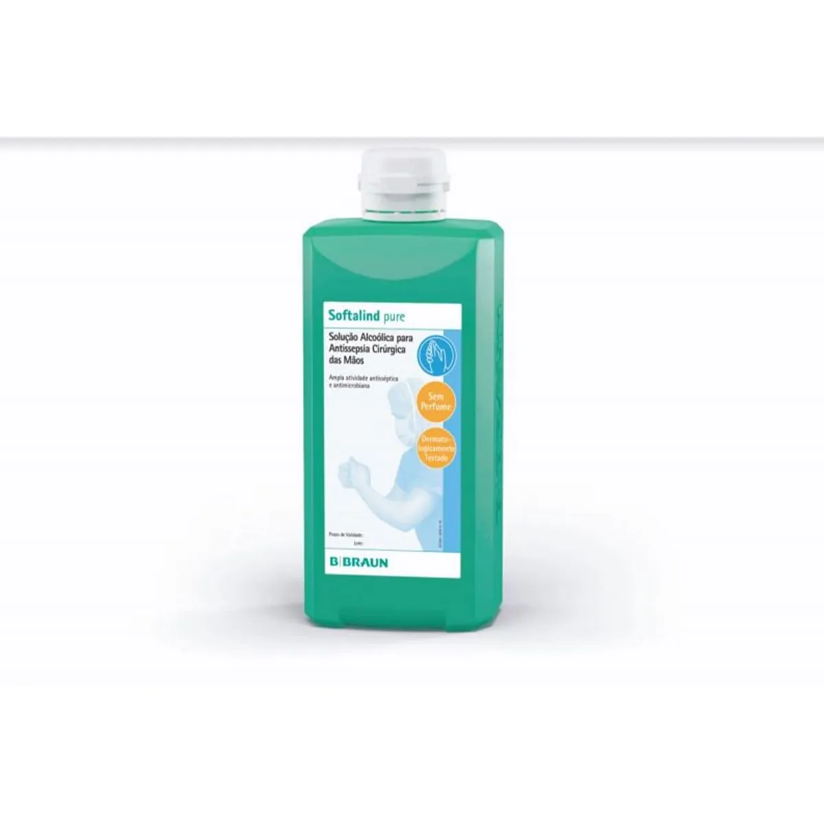 Solução Alcoólica para Antissepsia Cirúrgica das Mãos Softalind Pure 1000ml - BBraun