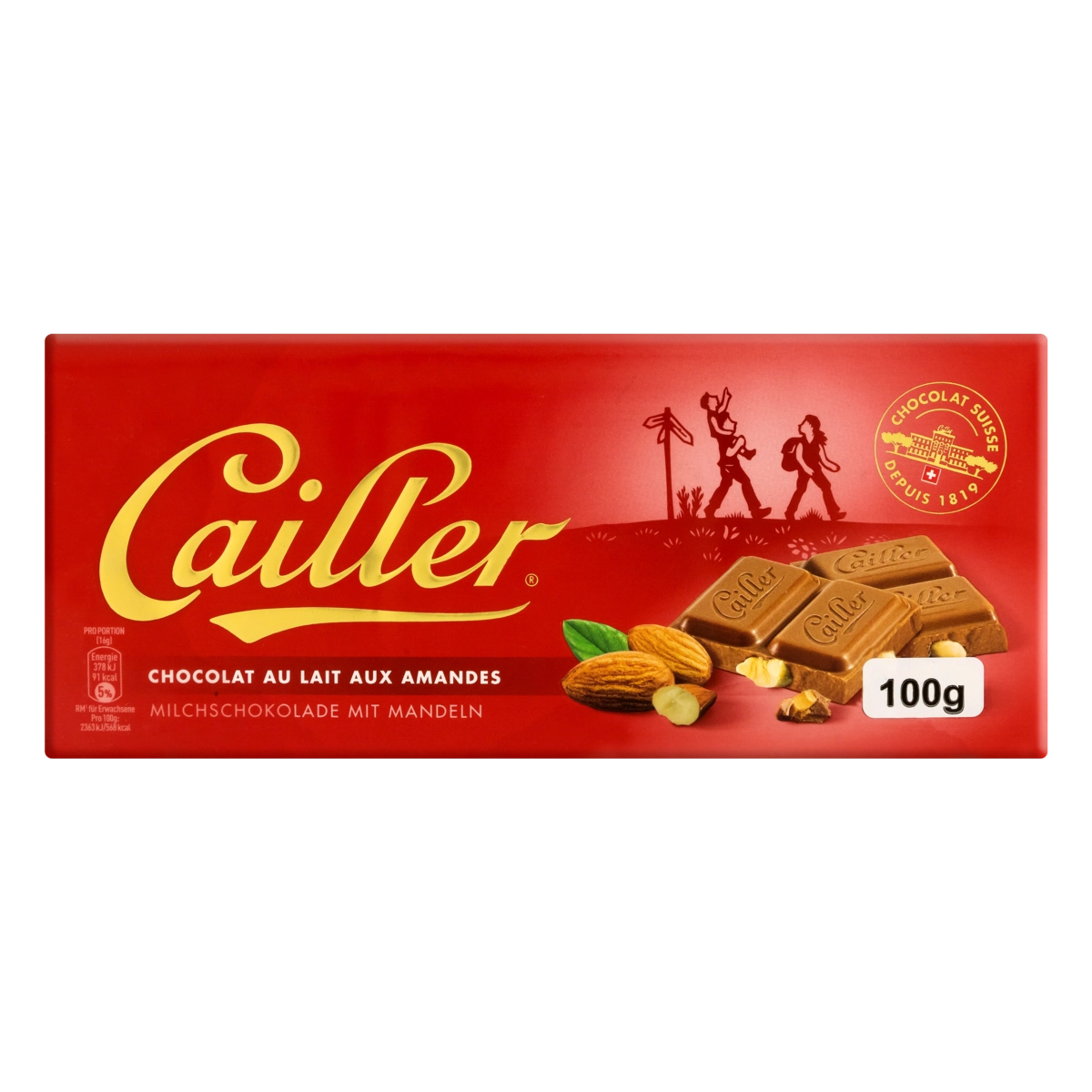 CHOC LEITE C AMENDOA