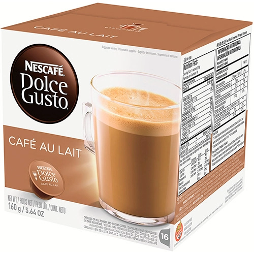 Café em Cápsula NESCAFÉ DOLCE GUSTO Café Au Lait 16 Cápsulas