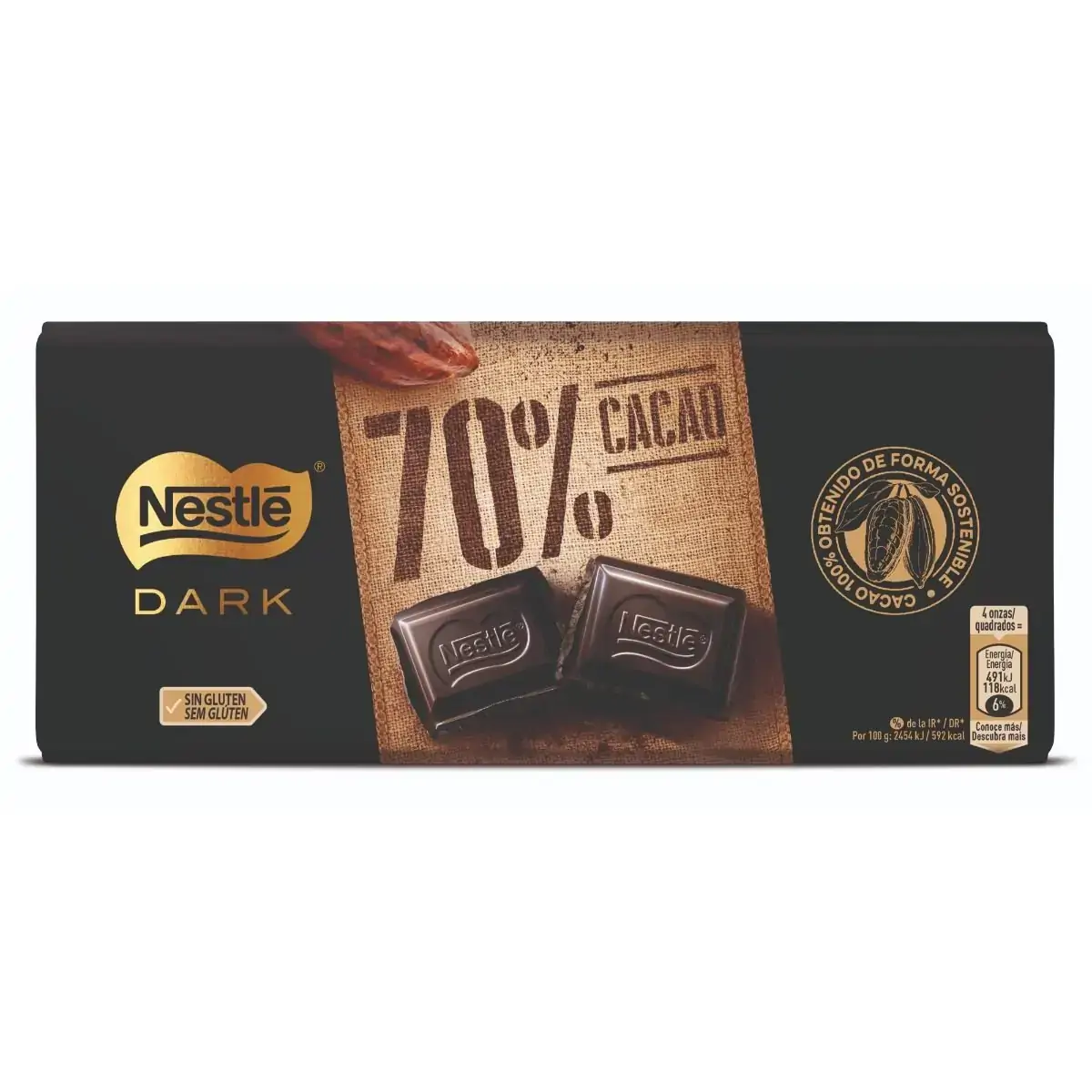 Chocolate NESTLÉ Dark 70% Cacau 120g