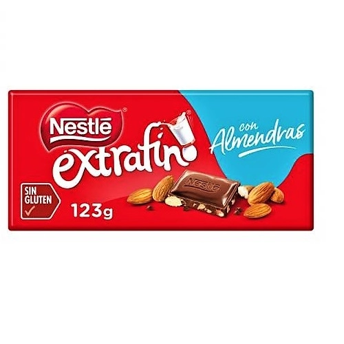 Chocolate NESTLÉ Ao Leite Extrafino Com Amêndoas 123g