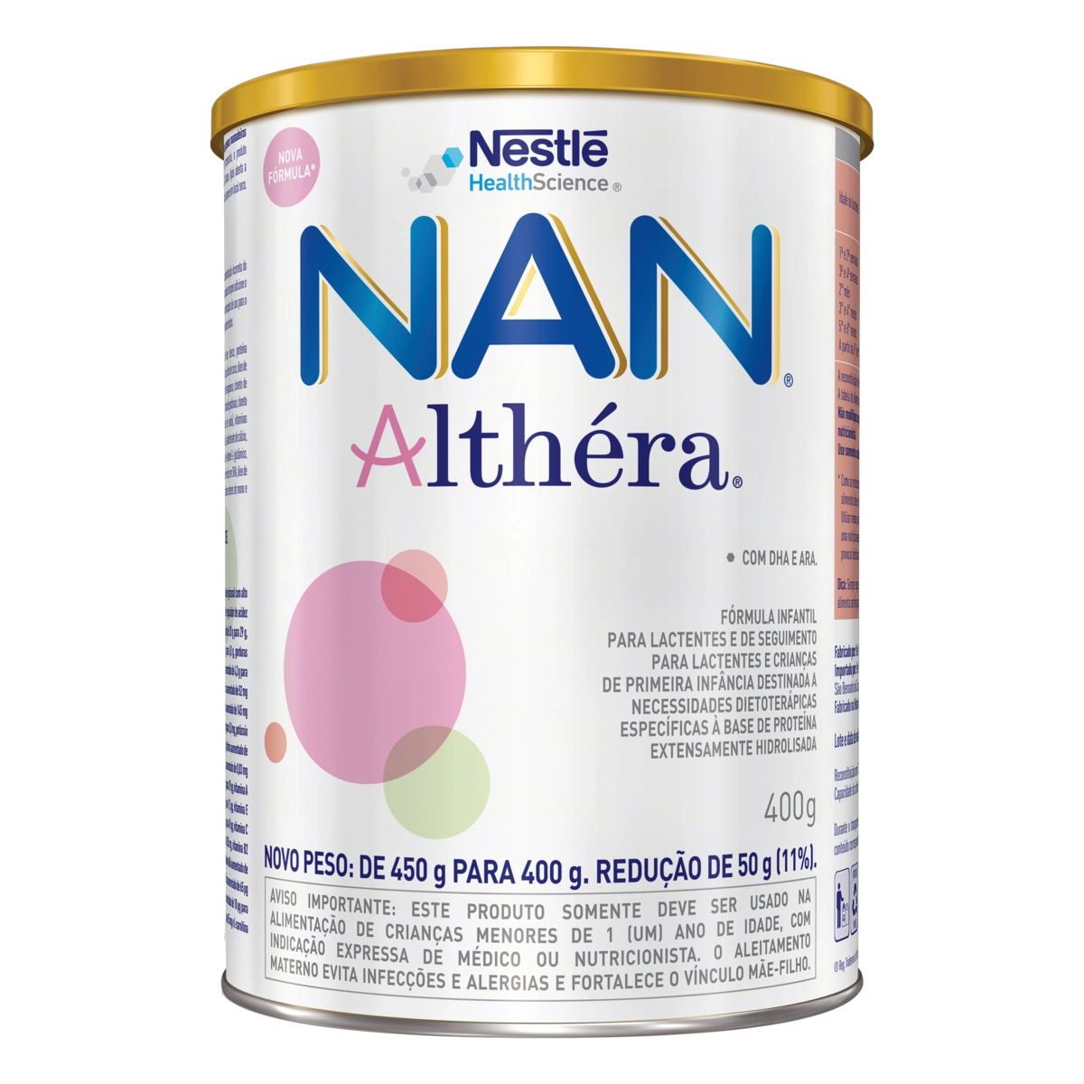 Fórmula Infantil Para Lactentes Nan Althéra Lata 400g
