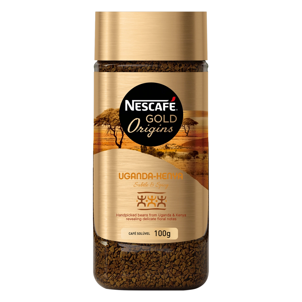 Café Solúvel Uganda Kenya Nescafé Gold Origins Vidro 100g
