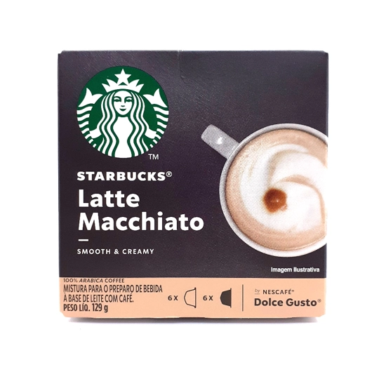 STARBUCKS ® Latte Macchiato by NESCAFÉ ® Dolce Gusto ® 12 Cápsulas