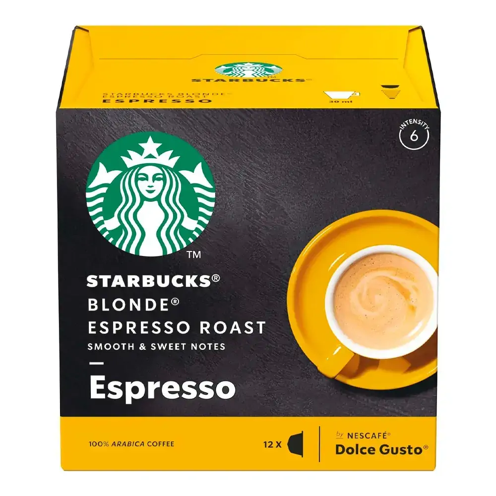 STARBUCKS ® Blonde Espresso Roast by NESCAFÉ ® Dolce Gusto ® Torra Clara 12 Cápsulas