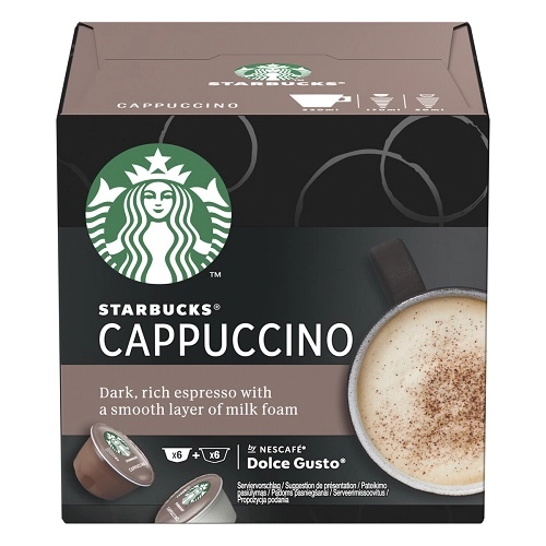 Cappuccino Em Cápsula Starbucks Caixa 120g 12 Unidades