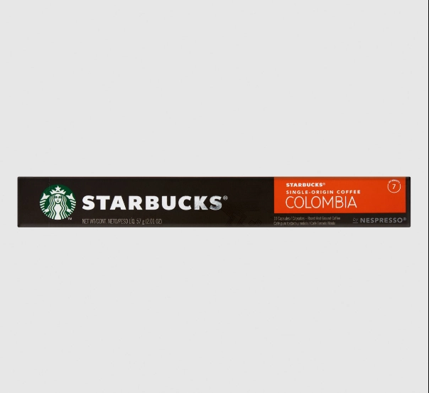 Café Em Cápsula Torrado E Moído Starbucks Single Origin Colombia Caixa 57g 10 Unidades