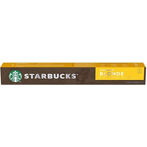 Café Em Cápsula Torrado E Moído Blonde Espresso Roast Starbucks Caixa 53g 10 Unidades