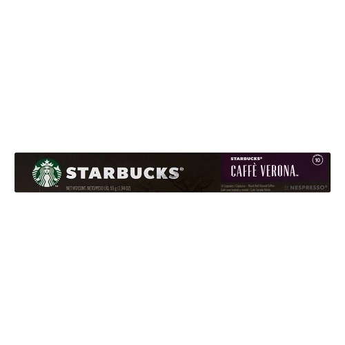 Café Em Cápsula Torrado E Moído Starbucks Caffè Verona Caixa 55g 10 Unidades
