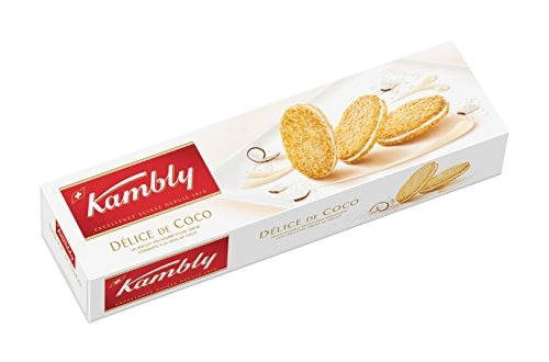 Kambly | Delice De Coco Biscuit Patissier Boite Carton Meringue Standard Delice De Coco Creme De Noi